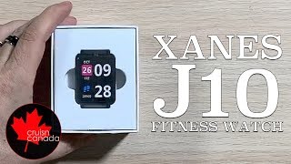 XANES J10 Color Touch Screen IP67 Waterproof Smart Watch First Look [upl. by Lise]