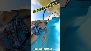 California acquapark  Balerna  Svizzera idrotubi swing fun slide [upl. by Atnauqal]