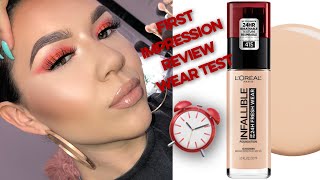 L’Oréal 24 hr Fresh Wear Foundation Review [upl. by Hibbitts]