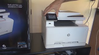 HewlettPackard HP Color LaserJet Pro MFP M277dw Multifunction Device Review [upl. by Doowrehs398]