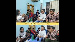 Double meaning teacher  live class funny moment  bhole ke tricks  liveclass funnyvideo [upl. by Illoh]