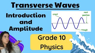 Grade 10 Physics Transverse waves and amplitude [upl. by Ahsita]