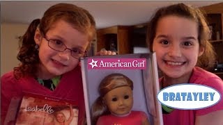 American Girl Doll of the Year 2014  Unboxing Isabelle  Bratayley [upl. by Aromas]