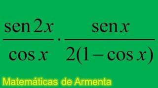 multiplicacion de fracciones algebraicas ejemplo 5 [upl. by Eichman]