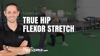 True Hip Flexor Stretch [upl. by Peh359]