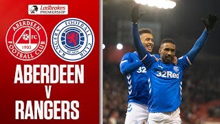 Aberdeen 24 Rangers  Penalties and Two Red Cards as Defoe Secures Points  Ladbrokes Premiership [upl. by Nassi]