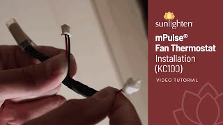 mPulse Fan Thermostat Installation [upl. by Aniretake]