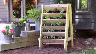 How to Build a Vertical Herb Planter [upl. by Christabelle663]