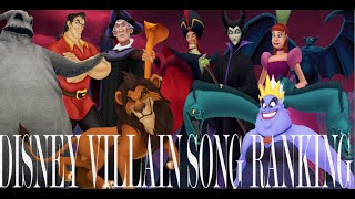 Top 10 Disney Villain Songs [upl. by Severn]