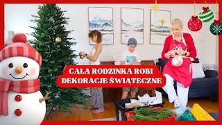 ROBIMY ŚWIĄTECZNE DEKORACJE 🎄🎁❄️ Vlogmas [upl. by Zetrok70]