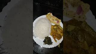 Ghar ka khana  Nonveg Thali shorts youtubeshorts dinner thali youtubeshorts [upl. by Wally]