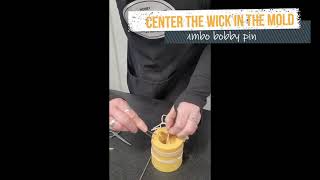 Making Beeswax Candles Using Polyurethane Candle Molds [upl. by Akanke]