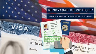 Como renovar o VISTO AMERICANO [upl. by Llirrehs]