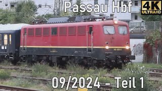 Trainspotting  Bahnhof Passau  Teil 1  BR140 nach Augsburg  September 2024 [upl. by Alenairam203]