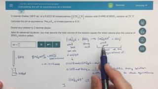 ALEKS  Calculating the pH at Equivalence of a Titration [upl. by Akimyt]