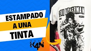 Cómo estampar una playera con serigrafía serigrafía estampados attackontitan [upl. by Erret134]