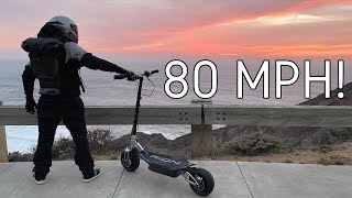 RION RE90 Electric Scooter Review  The Worlds Fastest Hyperscooter [upl. by Mrots]