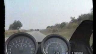 Kawasaki GPZ1000RX 250 kmh year 1988 Footage [upl. by Rora]