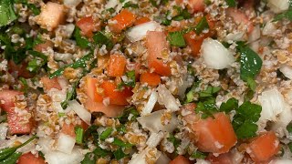 DELICIOUS Tabouli salad or Tabbouleh [upl. by Ricardama]