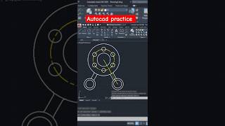 Autocad mechanical practice drawing  2d drawing  autocad tutorial in hindi  autocad 2d [upl. by Elleuqar]