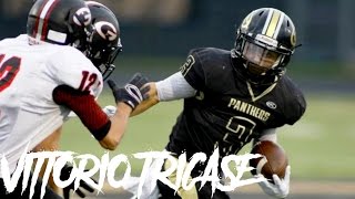 Vittorio Tricase Senior Year Highlights Glenbard North Football [upl. by Eirot]