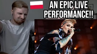 Reaction To Agnieszka Chylińska  Kiedy powiem sobie dość Poland Rock 2019 [upl. by Akenot86]