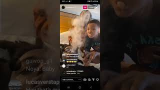 Kodak Black ig live w his girl [upl. by Ativoj186]