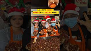 Cakewala  2000kg cake mixing event  Jayanagar  Christmas season [upl. by Akirahc]