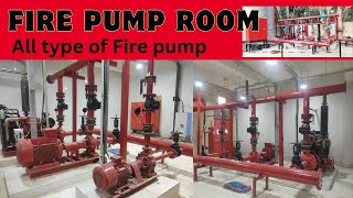 Fire pump room  Pump room  Fire pump House  Fire fighting pump room  sprinkler  jockey [upl. by Prichard]