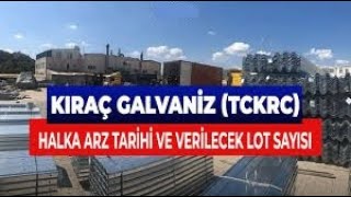 KIRAÇ GALVANİZE MSBDEN TAM DESTEK TCKRC NEKADAR YÜKSELİR🔥NE KADAR KAZANDIRIR NEZAMAN ALINIR🚀 [upl. by Girand]