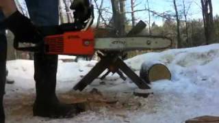 Stihl 011 AV Electronic [upl. by Trebo863]