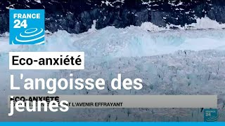 Ecoanxiété  langoisse des jeunes face à la crise environnementale • FRANCE 24 [upl. by Enywtna]