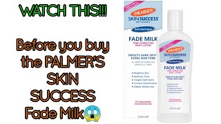 HOW TO IDENTIFY ORIGINAL PALMERS SKIN SUCCESS FADE MILKANTIDARK SPOT TONE CORRECTING LOTION [upl. by Krystalle]