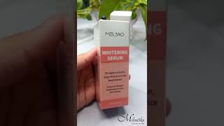 Melao whitening serum  bangla review  Milontika  Shormely  cosmetics [upl. by Janina]