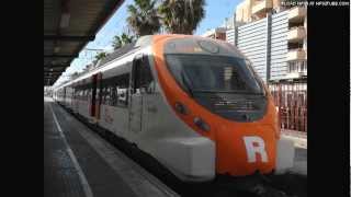 Megafonía de Renfe Rodalies Pl CatalunyaArc de TriomfClotAragó [upl. by Eitnom]