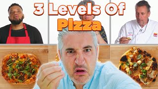 Italian Chef Reacts to 4 Level of Pizza by Epicurious [upl. by Mauri]