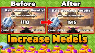 How To Get More Medals In Clan Capital  Best Way To Get Medals In Clan Capital [upl. by Dodd]