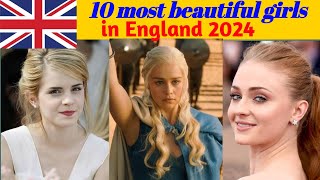 Most beautiful girls in England 2024 emmawatson emiliaclarke naomiscott dualipa sophieturner [upl. by Lolly]