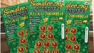 ⭐️ŚWIĄTECZNY KALENDARZ🎄premiera zdrapki lotto [upl. by Sky]