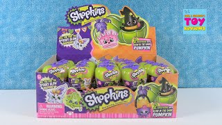 Shopkins Halloween Glow In The Dark Pumpkin Figure Unboxing Opening Review  PSToyReviews [upl. by Freeman]