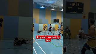 Stop and pop shot basketball shortvideo shortsvideo shorts short viralvideo trending [upl. by Singhal59]