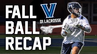 Fall Ball Recap  D1 Lacrosse [upl. by Ethbinium]