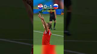 🇭🇷Croatia vs 🇷🇺Russia world cup 2018 🏆 Cheryshev Goal 🚀 [upl. by Dietsche377]