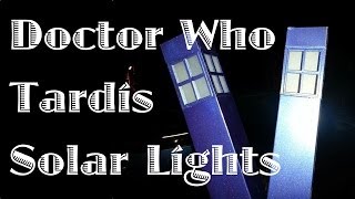 Tardis Solar Garden Lights [upl. by Lewak551]