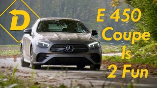 2021 Mercedes E450 4MATIC Is True To The Luxury Coupe Genre [upl. by Enicar]