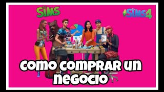 Como comprar un negocio en Los sims 4 [upl. by Ativ97]