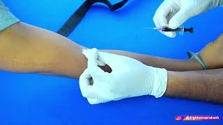 How To Do Venous Blood Sampling Venipuncture  StepbyStep Description of Procedure  Clinicals [upl. by Ayenet]