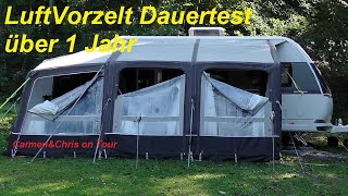 Kampa LuftVorzelt Dauertest über 1 Jahr Teil1 [upl. by Wolbrom51]