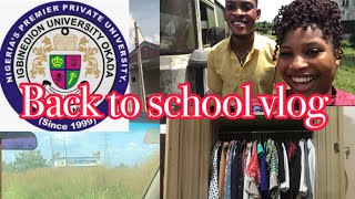 Uni diaries⭐️IGBINEDION UNIVERSITY BACK TO SCHOOL VLOG [upl. by Ardnoyek]