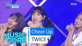 HOT TWICE  CHEER UP 트와이스  CHEER UP Show Music core 20160528 [upl. by Yditsahc]